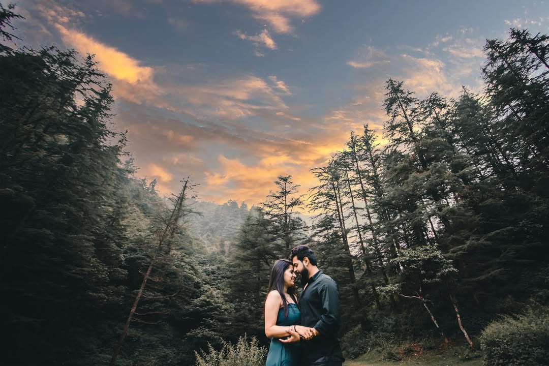 Pre-wedding portfolio scene